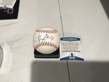 STEPHEN STRASBURG Autograph Signed Baseball Beckett BAS Coa Washington Nationals