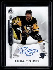 2020-21 SP Authentic Future Watch Autograph Rookie Pierre-Olivier Joseph RC Auto