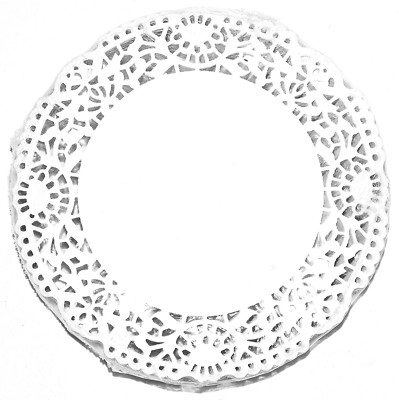 250 Stück Tortenspitzen Tortenpapier Untersetzer Tellerdeckchen Ø 15 cm weiß