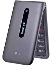 LG Classic Flip L125DL TracFone Unlocked GSM CDMA 8G VoLTE Camera in open box