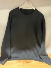Gildan Heavy Blend Black Crewneck Sweatshirt - Decorated on back Size Large