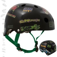 Slamm Pro Stunt Scooter Sticker Helmet Black - Free Stickers & Fast Shipping Slamm Pro Stunt Scooter Sticker Helmet Black - Free Stickers & Fast Shipping