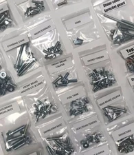 Specbolt Restoration Bolt Kit For 1996 Honda XR 400 Fasteners Silver ZINC Finish