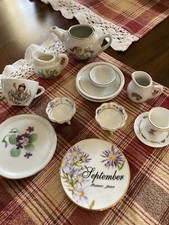 Vintage Lot Mixed Bag Tiny Tea Porcelain China Replacements 13 Pieces