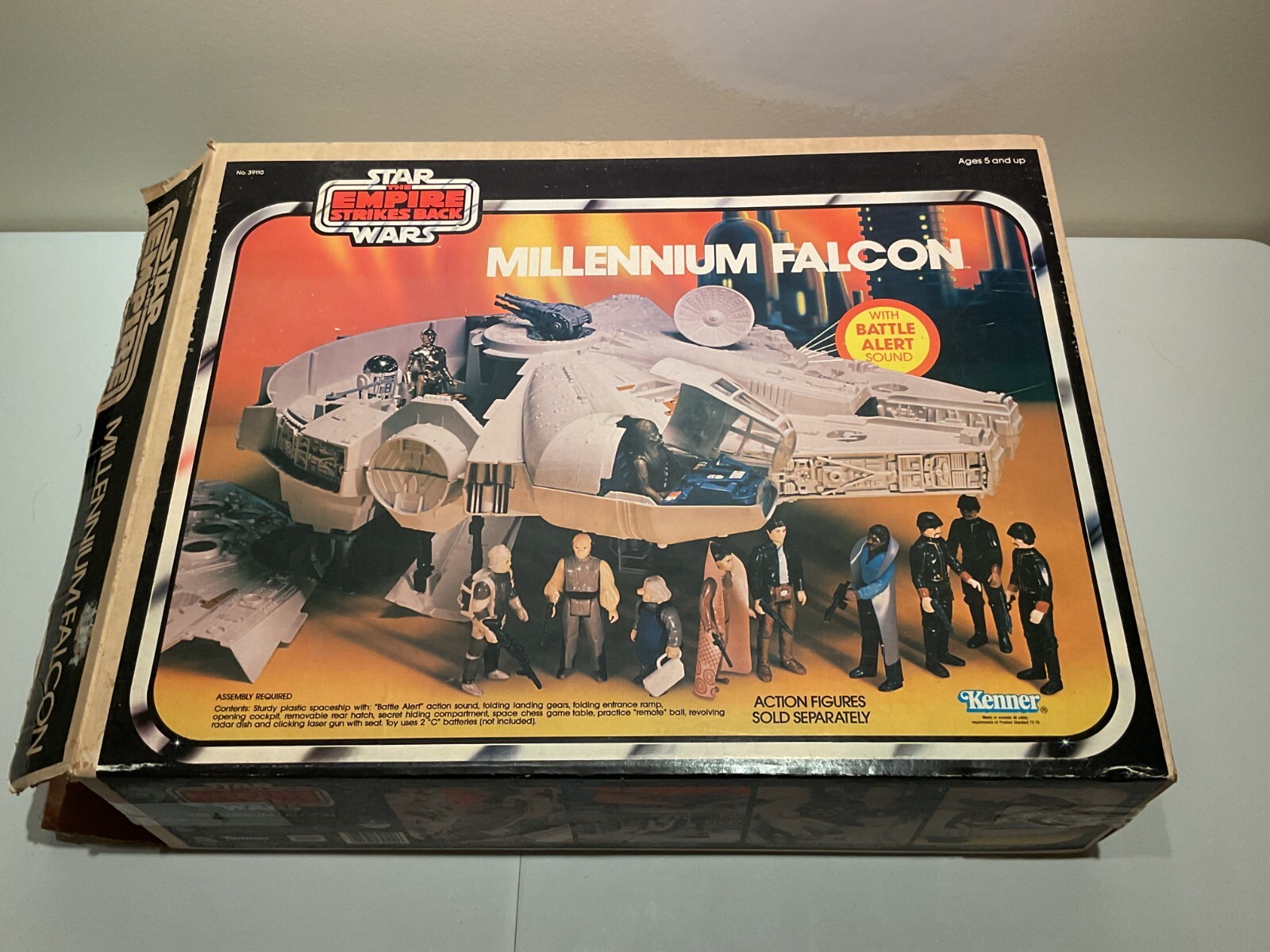Original Kenner Millennium Falcon Box from Star Wars The Empire Strikes Back