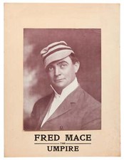 Silent film poster Fred Mace The Umpire / 1913