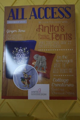 Anita Goodesign ALL ACCESS VIP Club DECEMBER 2020 PAPER Book & CD