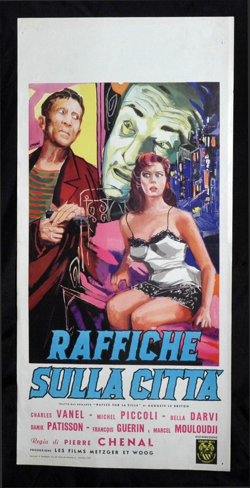 Locandina di Raffiche sulla città (1957)