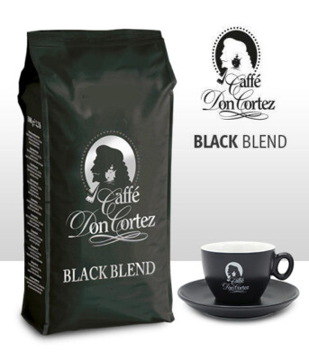 Kaffee Don Cortez BLACK BLEND, Ganze Bohne, 1kg