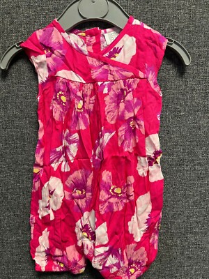 John Rocha Little RJR Woven Flower Romper Age 0-3 Months TD111 DD 07