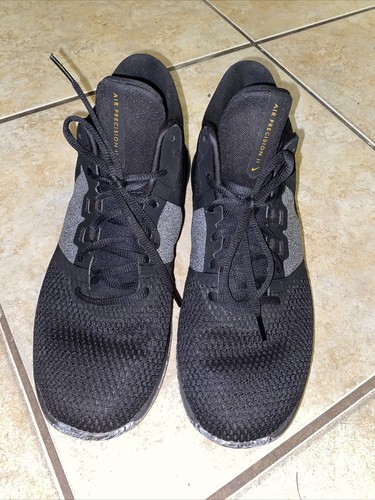 nike air precision ii black metallic gold