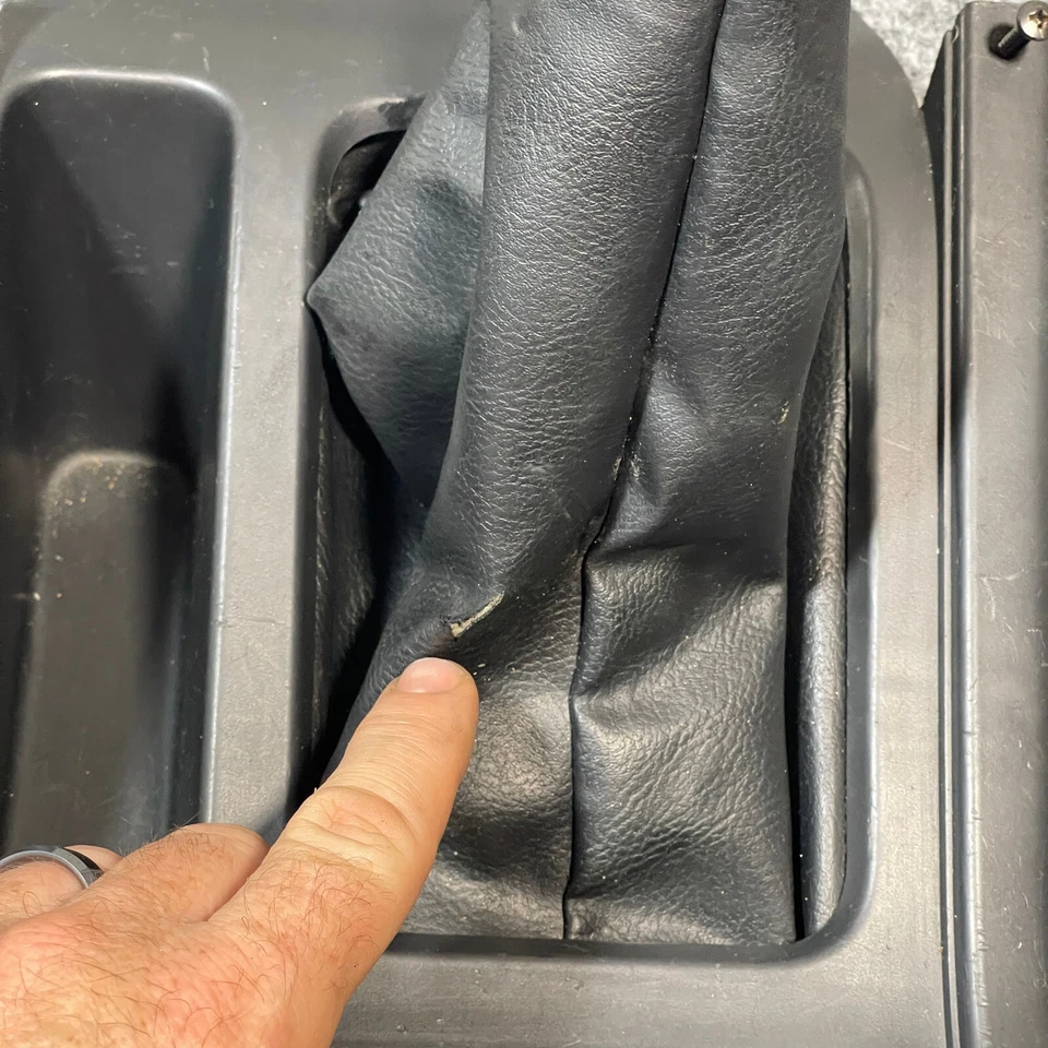 Nissan Xterra 2000-2004 bota de cambio cuero negro OEM Foto 4 de 4