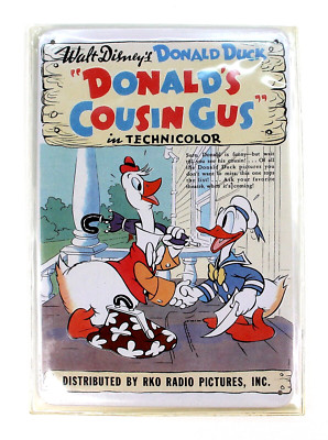 Vintage Disney Retro Poster Donald Duck Metal Plaque Walt Disney Technicolor | eBay