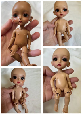 1/8 BJD DOLL Benny Happy Coco Miel Laches Resin Face Make Up +Eyes Gift