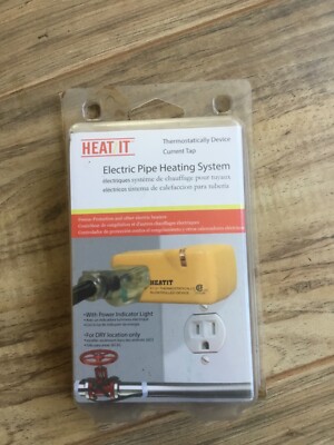 Heat It Electric Pipe Heating System Thermostatically Device Current Tap Control
