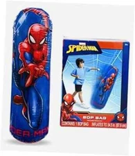new Marvel What Kids Want Spider-Man Inflatable Punching Bop Bag Kids Exercise