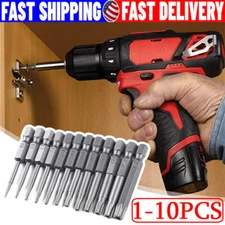 Security Torx Bit Set + Hex Key Allen Bit Set - For Power Drill & Impact Driver