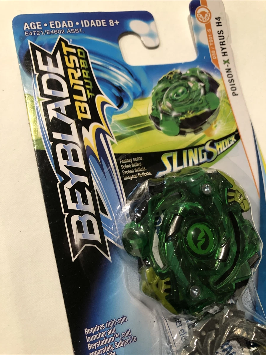 Beyblade Burst Turbo Slingshock - Pião Poison-X Hyrus H4 - Beyblade