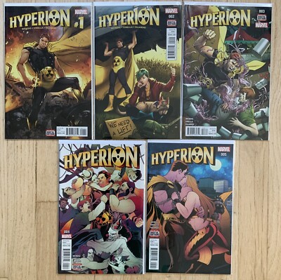 Hyperion #1 2 3 4 5  VF Avg Run Of 5 2016 Marvel Comics