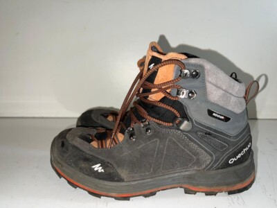 Quechua Herren Ash Faux Wildleder Schnürung Mittelhoch Wandern Stiefeletten UK 7 EUR 41 BT183