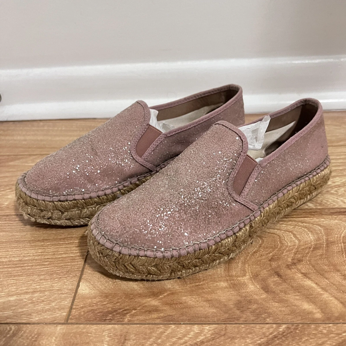  Women's Platform Glitter Sneakers Espadrilles