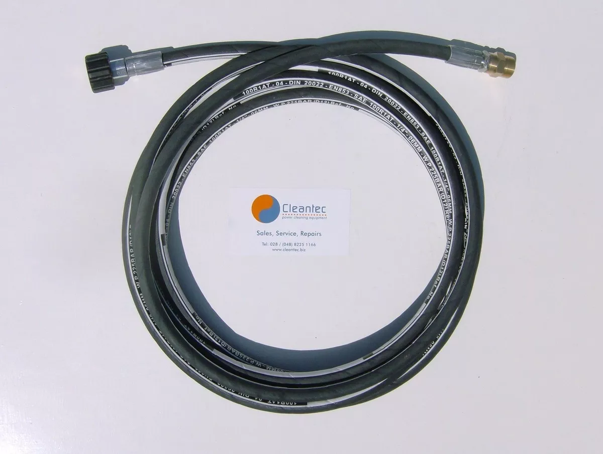 New 6 Metre Heavy Duty Bosch Aquatak Pressure Washer Extension Hose Six 6M M