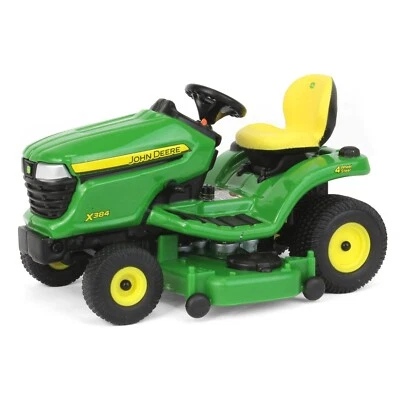 MODELL RASENMÄH-TRAKTOR JOHN DEERE 384X  1:16 ERTL TRECKER SCHLEPPER RASENMÄHER - Bild 1 von 4