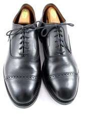 Allen Edmonds  "FIFTH AVENUE" CapToe Oxfords 10.5 EEE Black  WORN ONCE (533N)