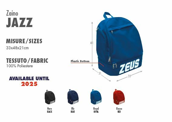 Zaino Sportivo Zeus Ulysse - Borsa A Spalla Per Calcio, Nuoto, Palestra, 33x30x52cm - Foto 13
