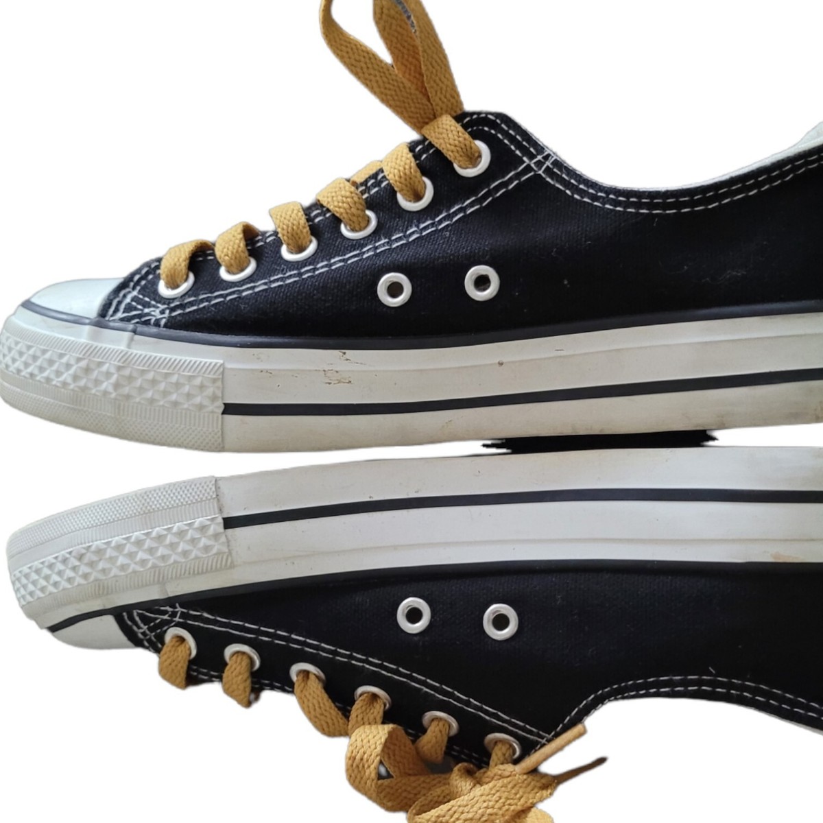 New Orleans Saints Football Shoes Womens SZ 5 /35 Black  Excellent E-LOV New Orleans Saints Women\'s Sneakers Black Gold Size 8-8.5 /EU 39 main image 0