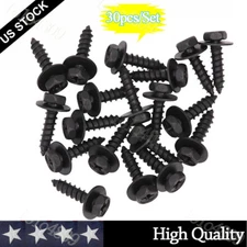 30x Screw Bolt Fixing Retainer For Toyota Fender Liner Under Cover Splash Shield