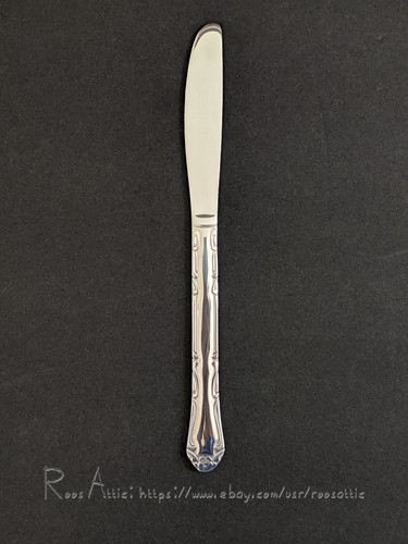 Delco Melinda Stainless Flatware Logoed: Dinner Knife Set 8 3/8" (Set of 12) NEW - Picture 7 of 7