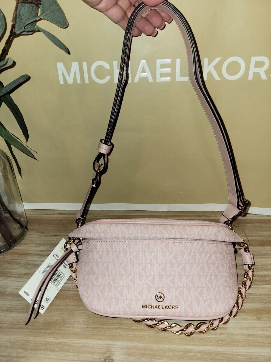 NWT Michael Kors Slater Smokey Rose Signature XS Sling Fanny NWT Michael Kors Slater Smokey Rose Signature XS Sling Fanny