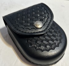 Police Trade-In Safariland Model 90 Handcuff Holster Silver Snap USED