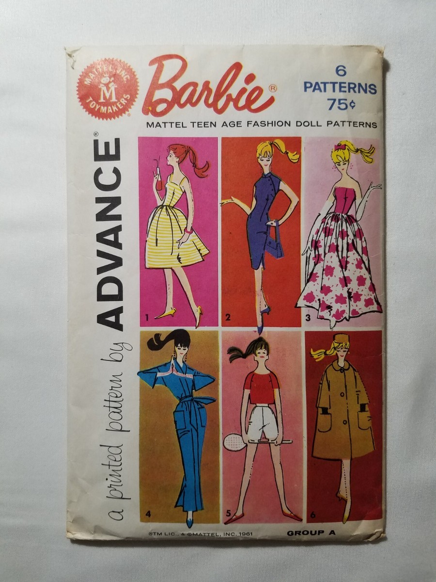 Vintage Antique Mattel Teen Age 1961 Barbie Doll Toy Clothes