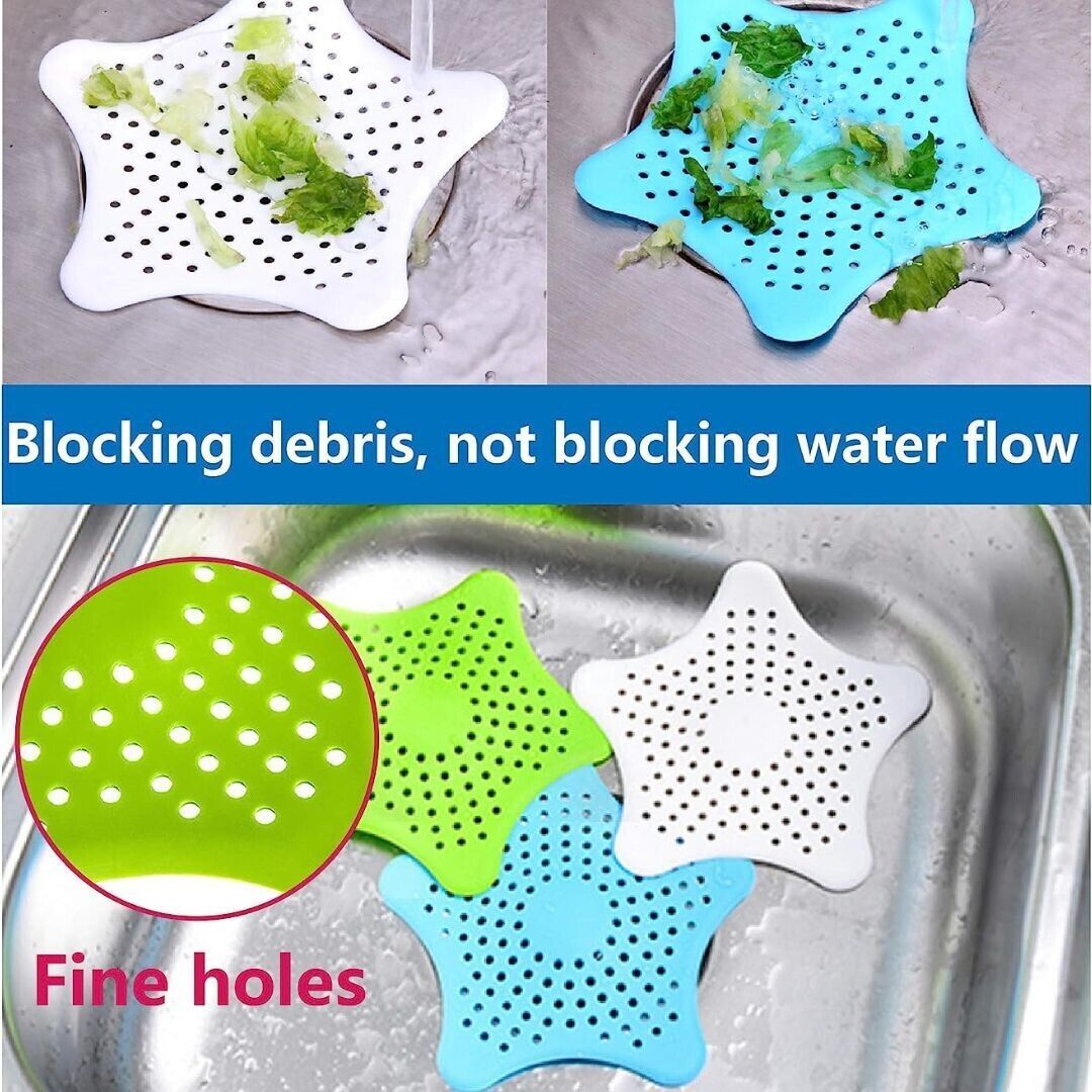 Bathroom Drain Hair Trap Catcher Shower Stopper Plug Sink Strainer