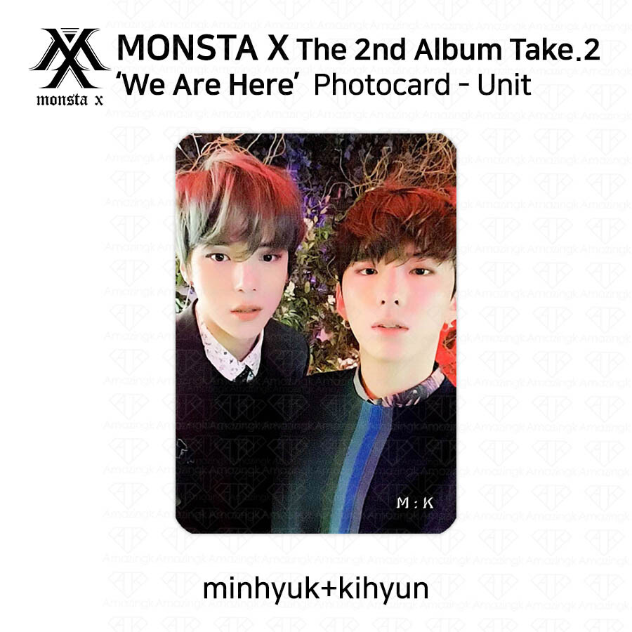 MONSTA X 2nd Album Take 2 We Are Here Official Photocard Unit