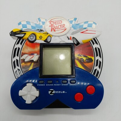 Zizzle Speed Racer Electronic Hand Held Game 2008 Tested Works 