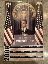 PRESIDENT OBAMA POSTER 2009 CALENDAR BLACK HISTORY 17" x 11" - 5 Varieties!