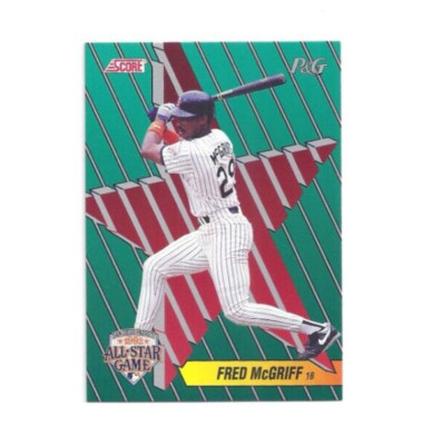 MLB 1992 Score Procter & Gamble FRED MCGRIFF #11 San Diego Padres HOF