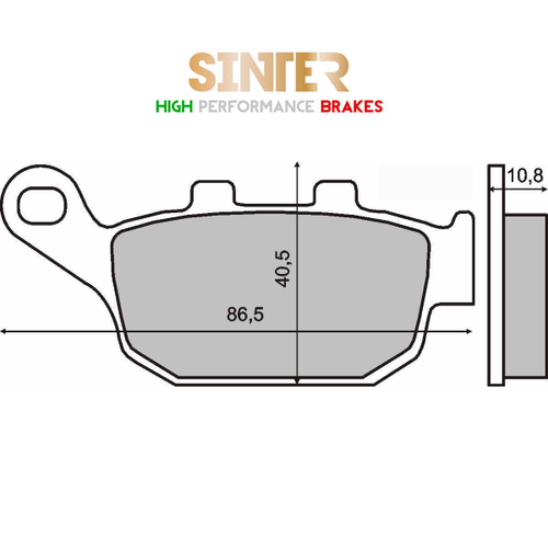 SOMMET Motorrad Bremsbeläge Vorne + Hinten Für Honda CBR 929/954 RR – Halbmetallisch, Leise, Hohe Reibwerte