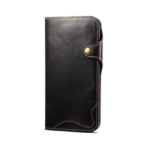 Cover coccodrillo 100% vera pelle per iPhone 12 13 14 15 16 portafoglio flip case - Foto 13 di 41