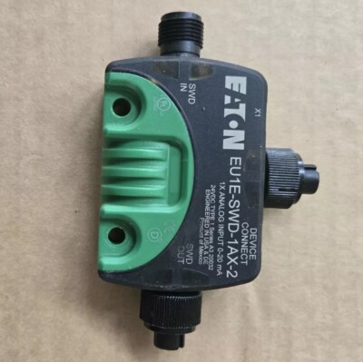 Eaton EU1E-SWD-1AX-2  SmartWire DT IP67 T Connector analog module Hmi Interface 
