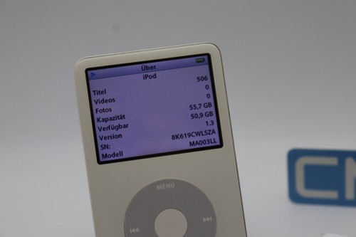 Apple iPod classic video 5. Generation White 60 GB HDD 2005 excelente estado Mp3 #87 - Imagen 3 de 6