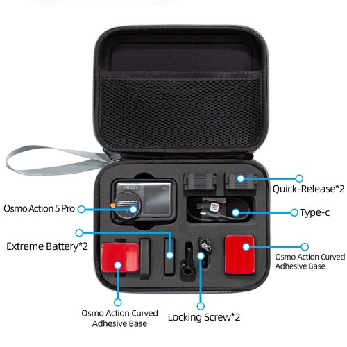 Carrying Case Travel For DJI Osmo Action 5 Pro Camera Storage Bag Silicone Cover - Bild 13 von 27