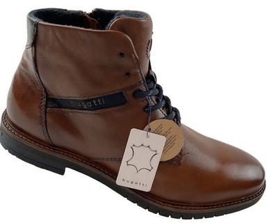 Bugatti Herren Stiefel 331-8373C-4000 Cognac Gr.43
