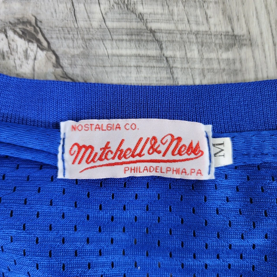 Camiseta Timberwolves Kevin Garnett Mediana Mitchell & Ness Rara Azul Verde Letras Foto 4 de 4