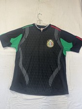 Mexico National Team Soccer Jersey Football World Cup Black Free Size
