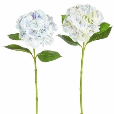 Raz Imports 26-inch Hydrangea Stem  Assortment of 2 Faux Flowers