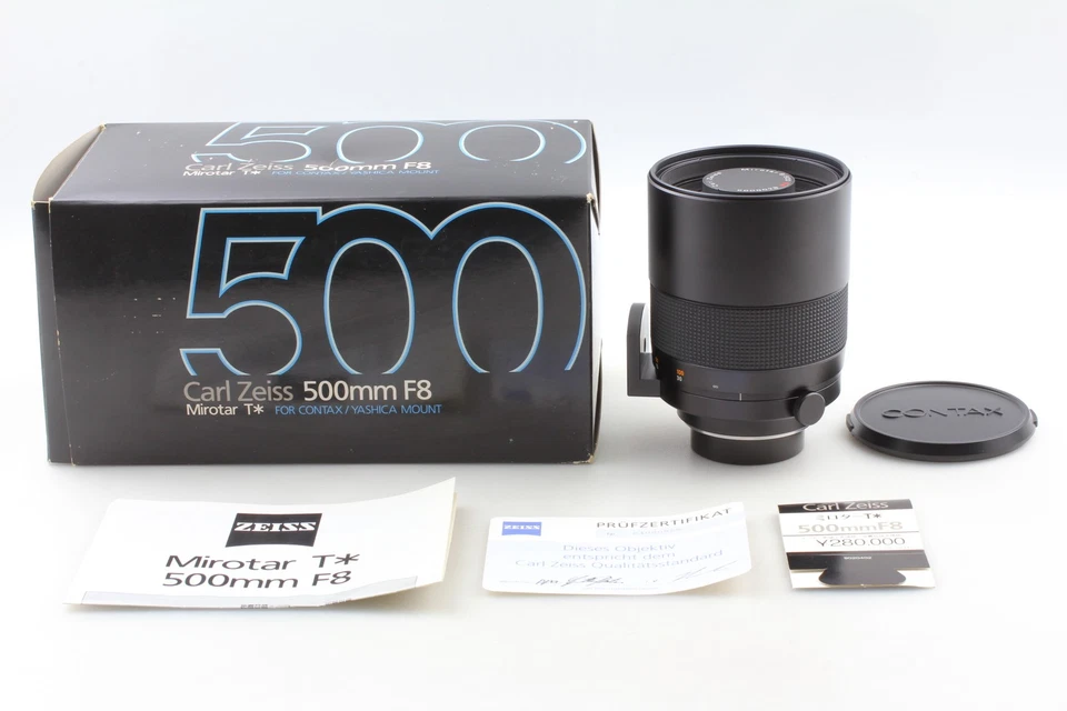 CLA'd[Top MINT in Box] Contax Carl Zeiss Mirotar 500mm f8 T* Lens C/Y From JAPAN - Image 3 of 4